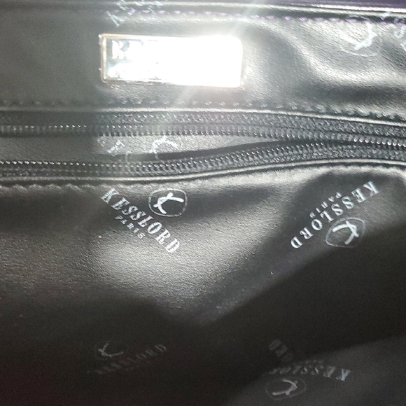 Vintage Kesslord Paris  Elegant Purple  Crescent Shoulder Bag - Picture 12 of 13